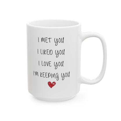 White Ceramic Mug, (11oz, 15oz)