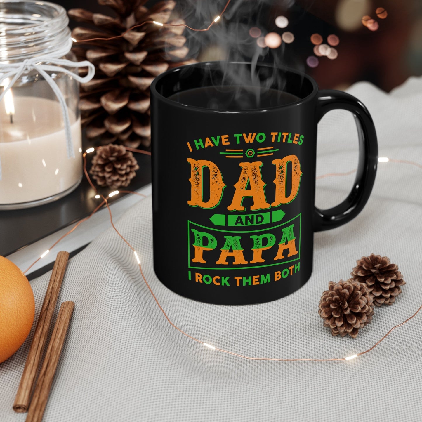 Dad Black Mug (11oz, 15oz)