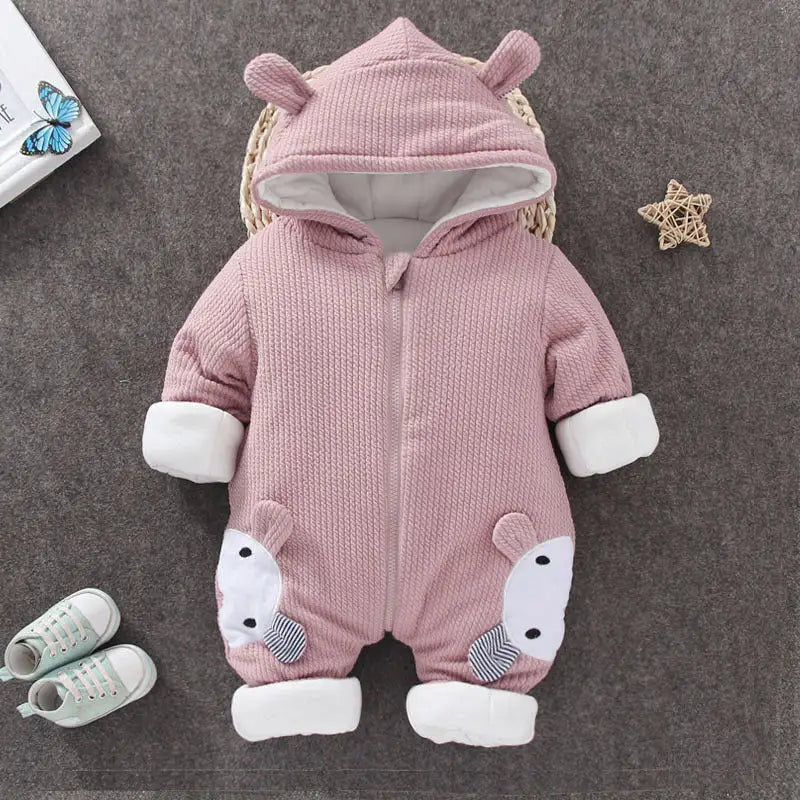 Cute Baby Bodysuit Warm Cotton Romper