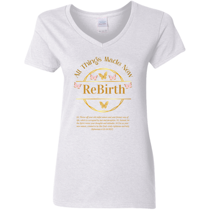 ReBirth Ladies V-Neck T-Shirt