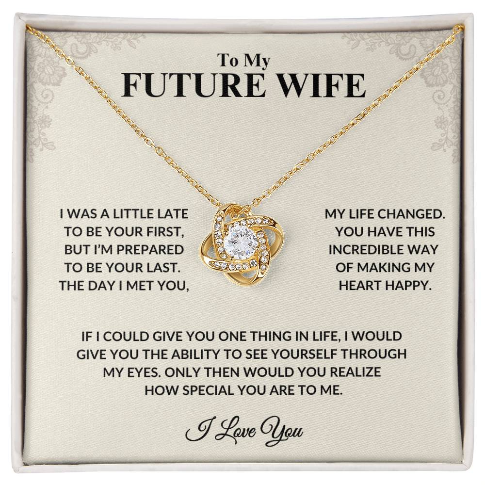 To My Future Wife | LoveKnot Necklace