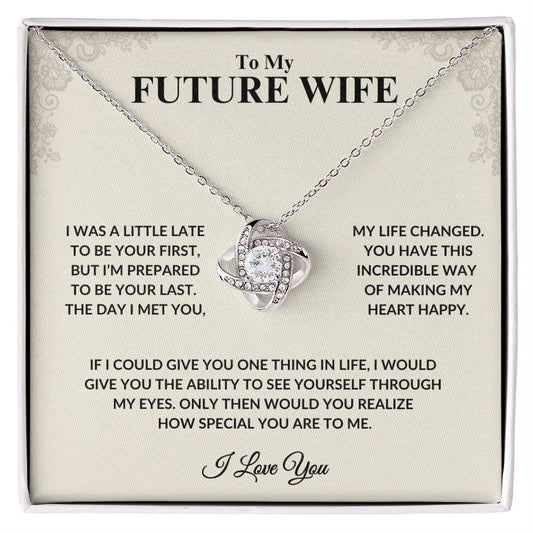 To My Future Wife | LoveKnot Necklace