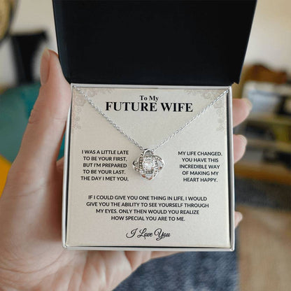 To My Future Wife | LoveKnot Necklace