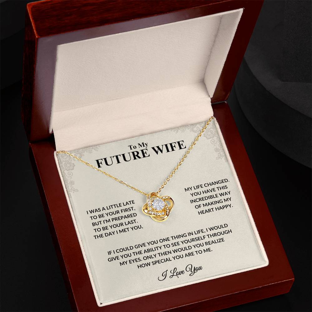 To My Future Wife | LoveKnot Necklace