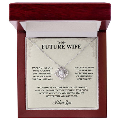 To My Future Wife | LoveKnot Necklace