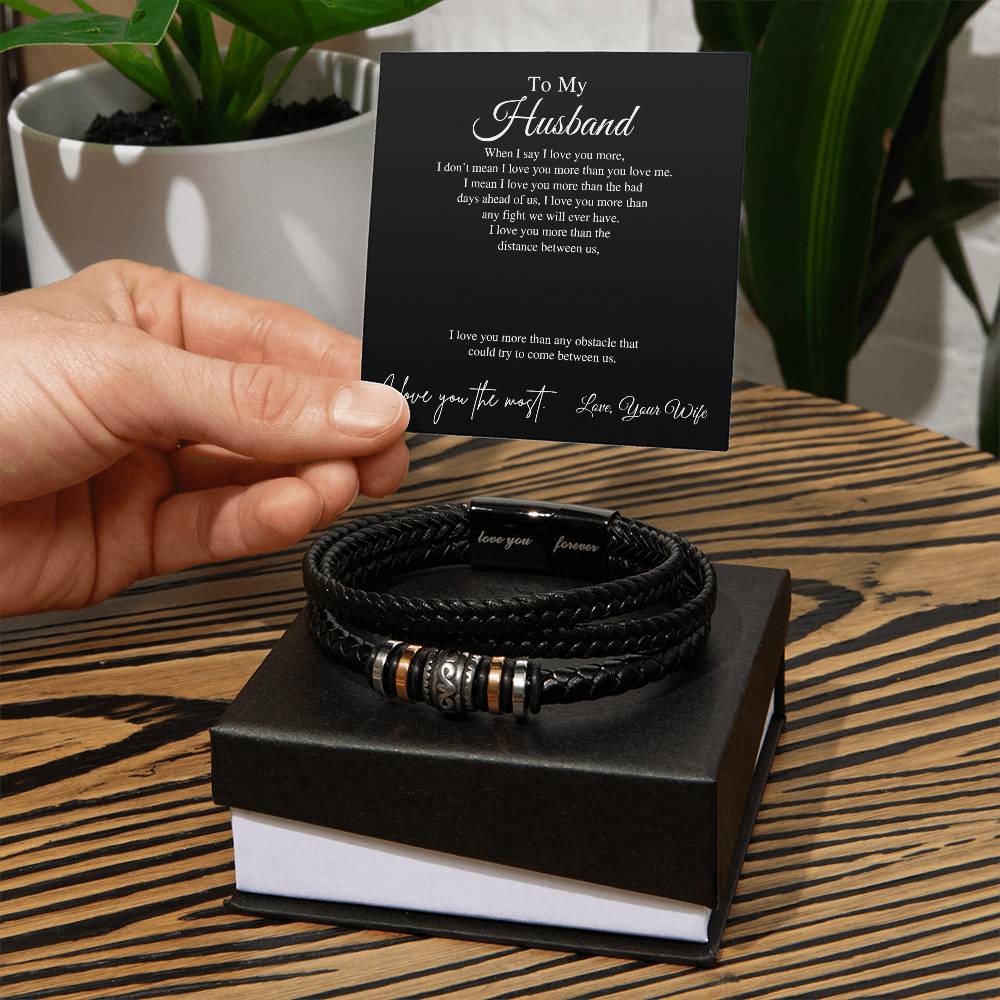 Men's "Love You Forever" Bracelet