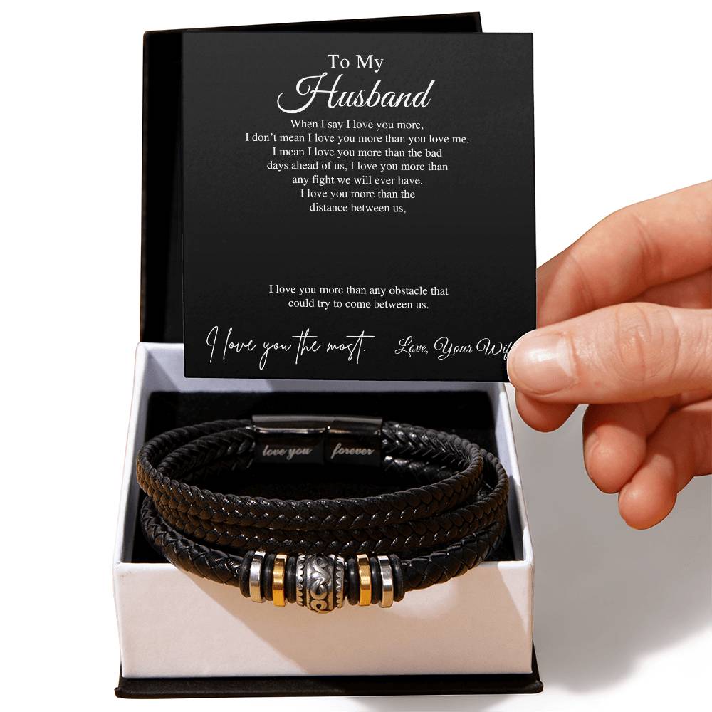 Men's "Love You Forever" Bracelet