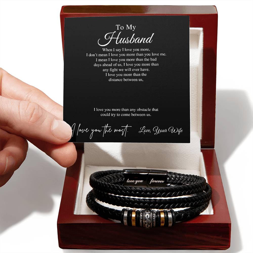 Men's "Love You Forever" Bracelet