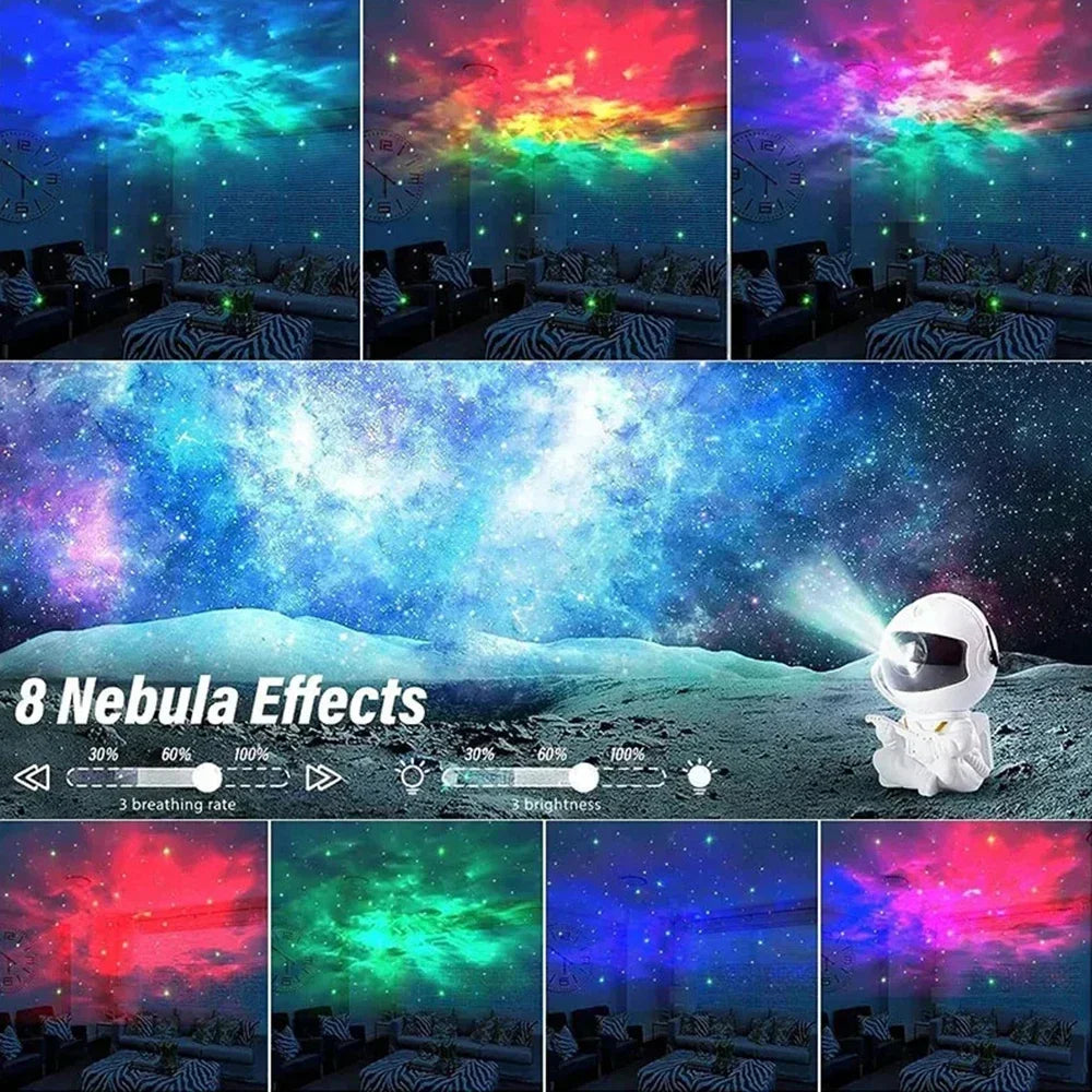 Astronaut Galaxy Light Show