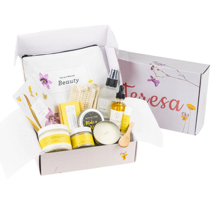 Natural Bath and Body Gift Set - 9 products